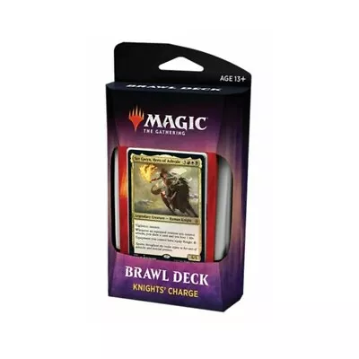 KNIGHT'S CHARGE Throne Of Eldraine Brawl Deck Mtg Sealed NEW • $49.99