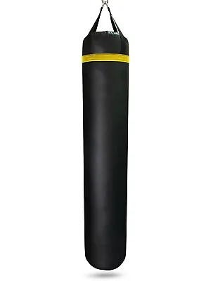 Pro Boxing Slayer 6ft Tall 150lb Muay Thai Punching Bag (Yellow Straps/Unfilled) • $75