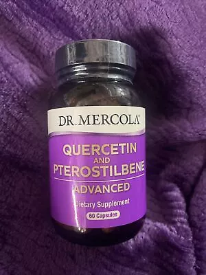 Dr Mercola Quercetin & Pterostilbene Advanced Dietary Supplement 60ct Exp 10/24 • $19.25