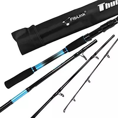 4-Piece 7-Feet Carbon Fiber Fishing Rod Spinning Travel Portable Rod Lightwei... • $65.81