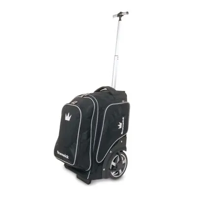 Brunswick Charger 2 Ball Roller Bowling Bag-Black • $140.24