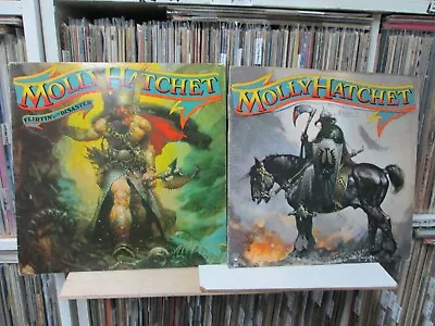 Molly Hatchet-Self Title G/vg And Flirting W/Disaster (Frazetta) Vg/vg 2 Lp Lot • $13