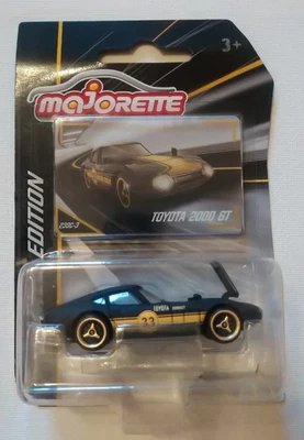 $8.66 • Buy Majorette Limited Edition Toyota 2000gt Black 1:56 New In Blister Die Cast Metal