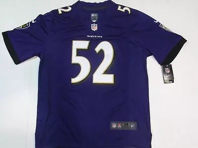 Ray Lewis #52 Baltimore Ravens Men's Retired Throwback Player Jersey Purple • $59.99