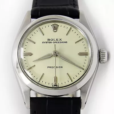 1961s Rolex Oyster Speedking Precision Ladies 28mm Vintage Watch 6421 • $2799