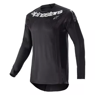 Alpinestars Techstar Arch Black/Silver MX Off-Road Jersey Men's Sizes • $25.99