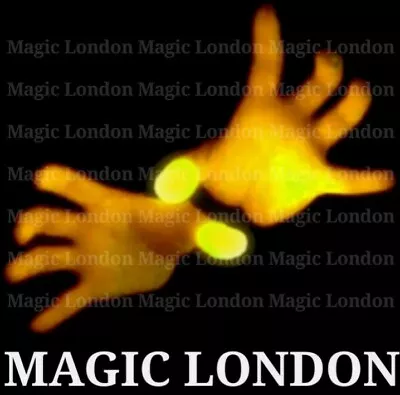 2 Yellow Magic Light Thumbs Fingers Magic Light Up Flashing Thumb Light Anywhere • £3.49