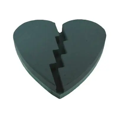 15 Inch Foam Backed Broken Heart Floral Foam - Val Spicer -  Florist Display • £14.02