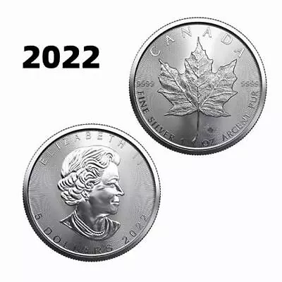 2022 .9999 Silver Maple Leaf * WOLF PRIVY * Reverse Proof Coin 1-10pcs • £17.49