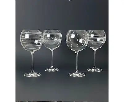 Mikasa Cheers Balloon Red Wine Glasses Set Of 4 Used • $35