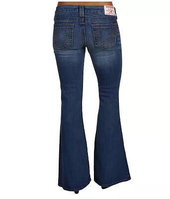 NWOT True Religion Carrie Petite Flare Boot Jeans In Tennessee Wash 27 • $129.99