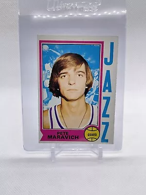 1974-75 Topps #10 Pete Maravich Utah Jazz • $13