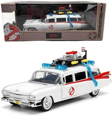 Toys Ghostbusters - Ecto-1 1984 1:24 Scale Diecast Vehicle Diecast Model Car • $89.99