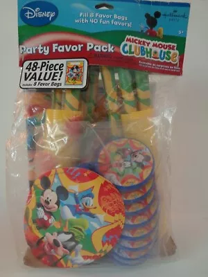 1 Pack Mickey Mouse Cluhouse Party Favor Pack 40 Fun Favors + 8 Favor Bags New • $18.99