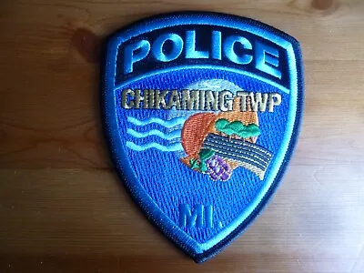 MICHIGAN POLICE PATCH CHIKAMING TOWNSHIP MI UNIT USA Obsolete Original • $14