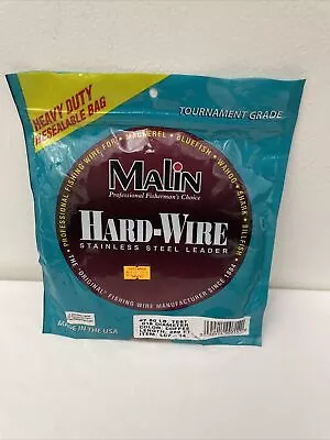 Malin LC7-14 Hard - Wire Stainless Steel Leader 80lb • $10.99