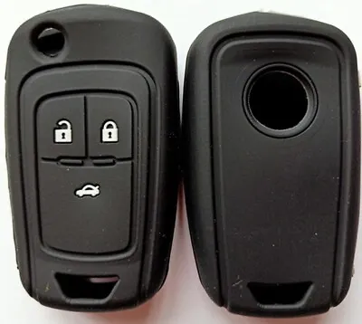 Black Silicone Flip Key Cover Suits Holden Chevrolet Colorado Aveo Cruze  • $8.99