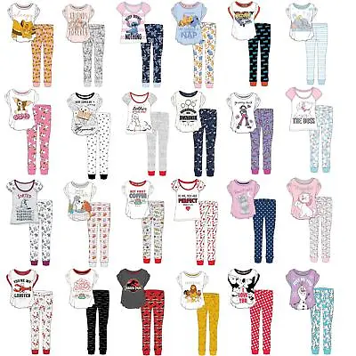 Ladies/Girls Character Pyjamas PJ Set Jersey Cotton Size 810121416182022 • £12.95