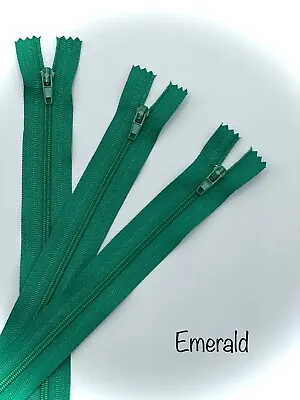 £3.14 • Buy 7 Inch To 18 Inch X 5 Closed End Nylon Zips
