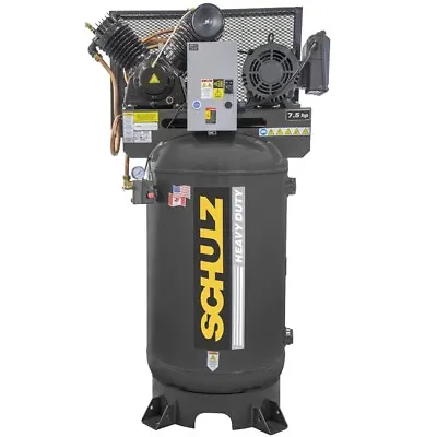 Schulz V-Series 7580VV30X-3 7.5-HP 80-Gallon Two-Stage Air Compressor (460V 3... • $2857.10