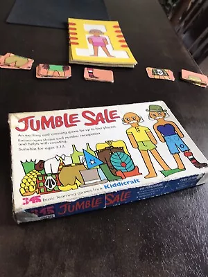 Vintage Game 1973 Jumble Sale Kiddicraft Dress Card Game Not Complete • $14.95