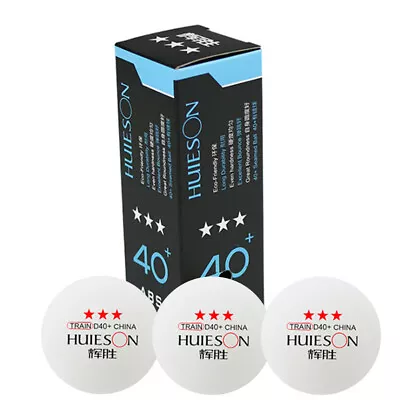 3pcs Professional 3 Star Plastic Table Tennis Ball New Material  Ping Pong Balls • $7.37