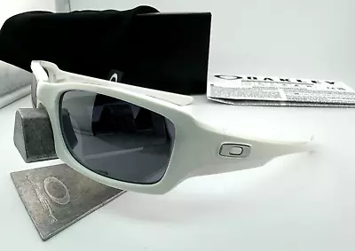 Oakley Fives Squared Polished White Black Iridium Sunglasses Oo9079 03-443 New • $220