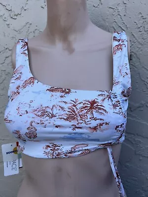 NEW L SPACE Eco Tropical Sands Womens M Wilder Swim Top • $14