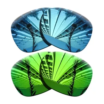 2Pairs Polarized Replacement Lenses For-Oakley Beckon-Green+Glacier Blue • $16.56