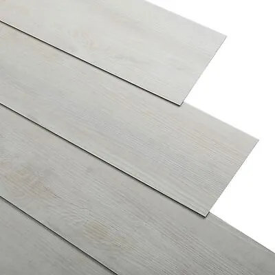Formaldehyde-Free Vinyl Floor Planks Adhesive Floor Tiles 2.0mm Thick 16 PCS • $17.10