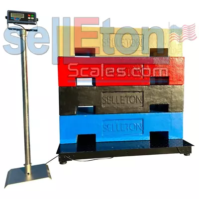 Floor Scale Pallet Warehouse Industrial 10000lb 1lb 4'x4' (48  X 48 ) • $695