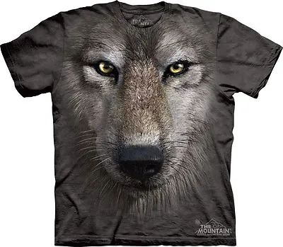 £29.99 • Buy WOLF FACE The Mountain T Shirt Wildlife Unisex