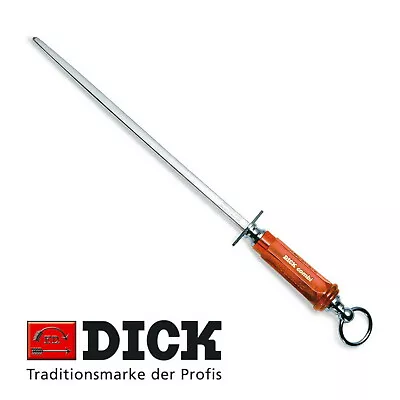 F Dick Dickoron Combi 30cm Sapphire/Polished Cut Knife Sharpening Steel 7598230 • $249.90