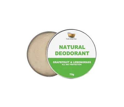 100% Natural Deodorant Grapefruit & Lemongrass 1 Tub Of 70g • £9.10