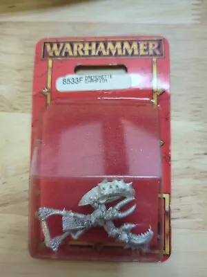 Warhammer Daemons Of Chaos Daemonette Champion Metal NiB • $24.99