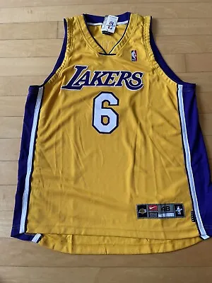 $499.99 • Buy 100% Authentic Eddie Jones #6 Nike Los Angeles Lakers  Procut Jersey 90s Size 48