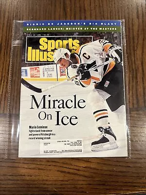 Sports Illustrated - April 19  1993 -  Miracle On Ice  Mario Lemieux Cover • $9.99