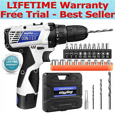 Electric Drill Cordless Drilling Power Screwdriver Handheld Screwdriver Drill US • $28.10