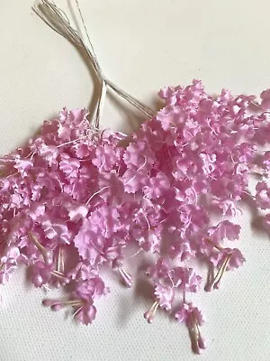 Wonderful VINTAGE Millinery Dangling Lilac Flowers PINK LILACS~ Unused Condition • $6