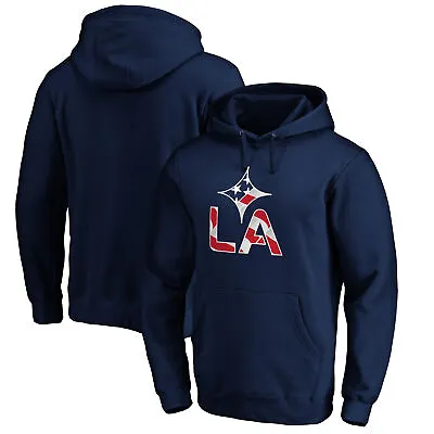 Men's Fanatics Branded Navy LA Galaxy Banner Wave Pullover Hoodie • $64.99
