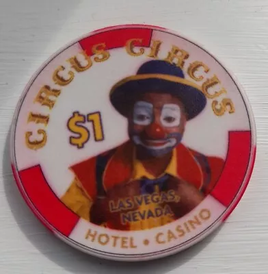 Circus Circus Las Vegas $1 Casino Chip • £9.99