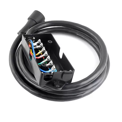 8 Feet 7 Way Plug Trailer Wiring Harness With 7 Gang Junction Box CA16 E19 • $24.20