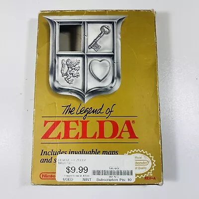 Nintendo NES Legend Of Zelda - Rev A - Original Box Only • $101.24