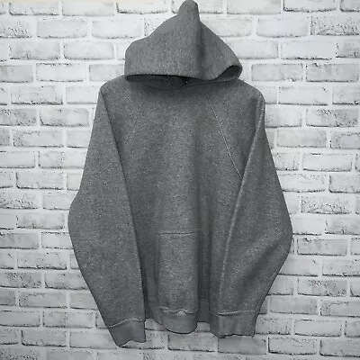 VTG Discus Athletic Gray Hooded Pullover Mens Size L USA • $19.99