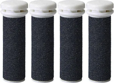 4 X Emjoi SUPER EXTREME Coarse Micro Mineral Replacement Rollers For Micro Pedi • £4.95