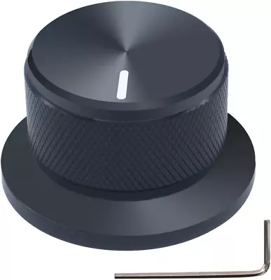 Black Aluminum Alloy Potentiometer Control Knob Volume Tone Audio Electric Guita • $11.76