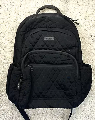 Vera Bradley Black Quilted Backpack • $44.99