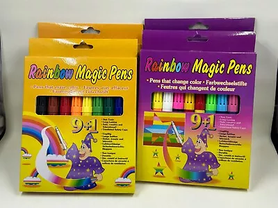 Rainbow Magic Pens That Change Color & Erase Color! Lot Of (4) Packs (40) Marker • $19.99