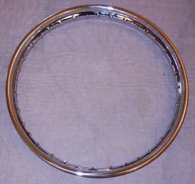 Triumph BSA Chrome Motorcycle Rim 1.85  X 18  40 Holes ITALY New Production • $95.20