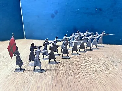 Early Flat Tin Figures: 40mm Scale Swiss? Line Infantry. C1880s • $29.95